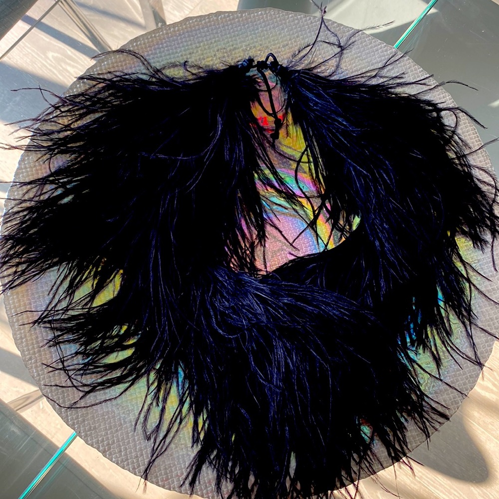 Luxury feather neck boa